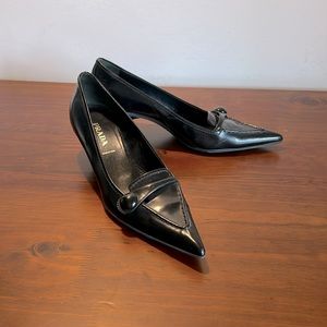 Prada Shiny Leather Pumps/Loafer size 41 (8.5)
